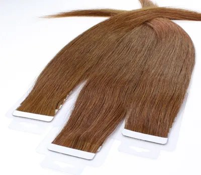 Zdjęcie produktu dla Przedłużanie włosów na taśmie, włosy naturalne #8/03 jasny blond naturalny złoty