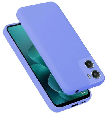 Produktbild von Cadorabo Hülle für Motorola Moto G06 Hülle Silikon Handyhülle Case aus flüssigem Silikon, Kratzfeste und stoßfeste Schutzhülle für Motorola Moto G06