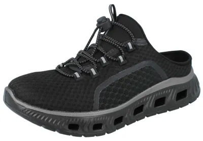 Produktbild von RIEKER Damen Clogs schwarz Textil - Größe: 38