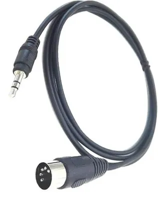 Zdjęcie produktu dla Kabel audio din 5 pin na 3 5 mm jack stereo profesjonalny 1 5