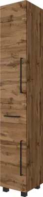 Produktbild von Hochschrank - Eiche Wotan Nachbildung - 2 Türen - 1 Schublade