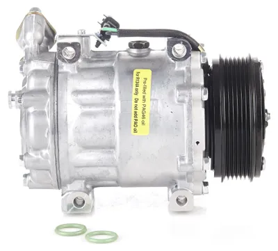 Produktbild von NISSENS 890584 SD7V16 Klimaanlage Klimakompressor PAG 46 R134a für VOLVO V50 (545) V70 III (135) V60 (155, 157) C30 (533) S60 II (134)