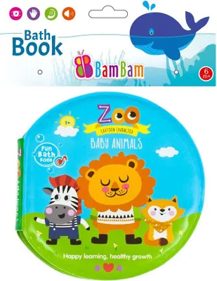 Zdjęcie produktu dla Książeczka do kąpieli Zoo dla dzieci od 6 miesiąca