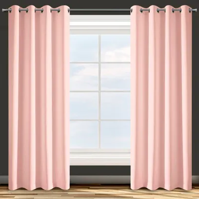 Obrázek produktu pro Design 91 Záclona připravená na průchodky 140x250 Adore pudrově růžová
