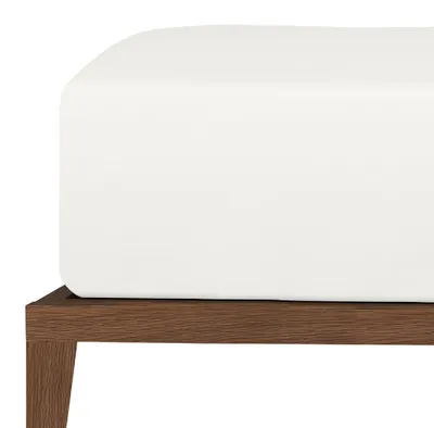 Produktbild von uncover by SCHIESSER Spannbettlaken New Jersey | Edeljersey | Einfarbig | 100% Baumwolle | Weich & Atmungsaktiv | 180x200 cm | Weiß