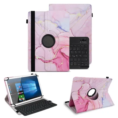 Produktbild von Schutzhülle Tastatur für XGODY M10 Tasche Bluetooth Tablet Hülle QWERTZ Case