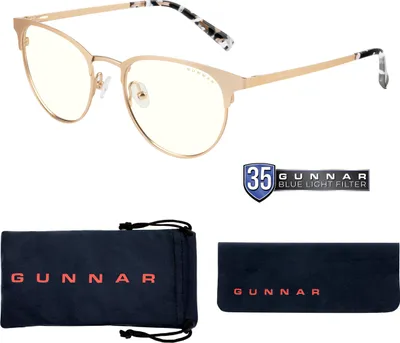 Produktbild von Gunnar Optiks Apex, Uni, Oval, Gold, Gelb, 5,1 cm, 14 cm