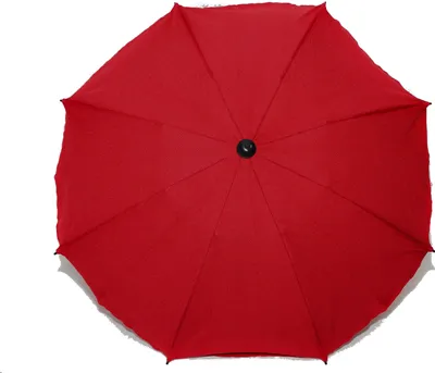 Produktbild von Skyline Sonnenschirm für Kinderwagen flexiblem Befestigungsarm UV-Schutz50+ Sonnensegel Sonnenschutz Kinderwagen-Sonnensegel, Ø63cm, Rot linen