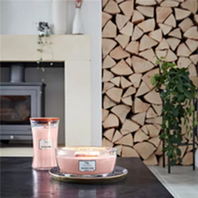 Obrázok produktu pre WoodWick Pressed Blooms & Patchouli vonná sviečka s dreveným knôtom 609,5 g