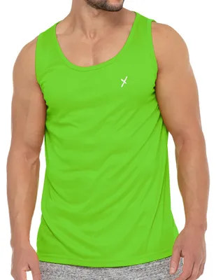 Produktbild von CFLEX Herren Sport Shirt Fitness Tanktop Sportswear Collection - Electric Green L