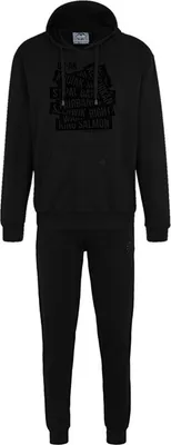 Immagine prodotto di Tuta da jogging taglie forti Kodiak nera AHORN SPORTSWEAR Nero 4XL