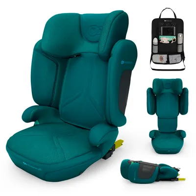 Produktbild von Kinderkraft XPAND 2 PRO i-Size Kindersitz, 100-150 cm, ISOFIX, Gurt, DUO EXPAND, Seitenaufprallschutz, klappbar, Grün, mit Auto-Organizer
