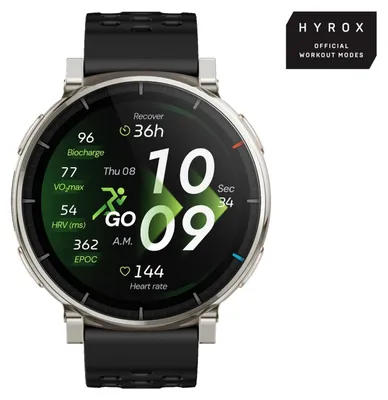 Produktbild von Amazfit Active 3, 3,35 cm (1.32"), AMOLED, Touchscreen, GPS, 38 g