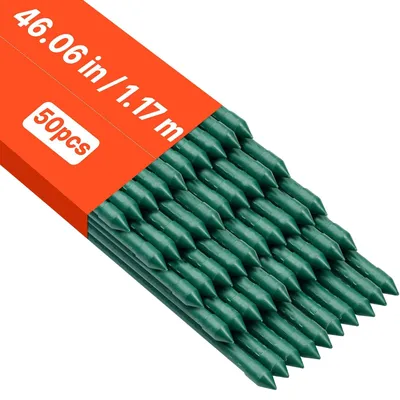 Zdjęcie produktu dla Vevor Podpórka Do Roślin 50 Szt Metalowe Paliki Powlekane 11X1170Mm