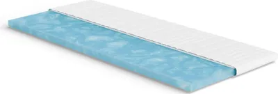 Produktbild von Gelschaum Topper 140x200 cm | Basic | Weich | Schadstoff | Visko RG 50 kg/m³ | Höhe 6 cm | Gelschaumelastisch | Matratze o. Boxspringbett