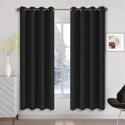 Immagine prodotto di Tende oscuranti termiche, set di 2, dimensioni 140 x 175 cm, con passanti