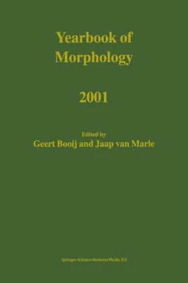 Produktbild von Yearbook of Morphology 2001