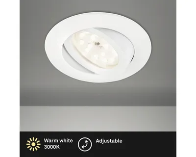 Obrázek produktu pro Briloner LED vestavné světlo IP23 1x5W 400 lm 3000 K bílá Ø 8,2/6,8 cm 230V
