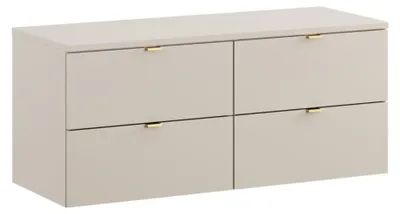 Image de Ensemble de salle de bain BELLA : meubles sous vasque 120cm + plan pour vasque