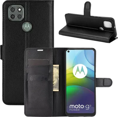 Produktbild von Motorola Moto G9 Power Hülle - Coverup Klapphülle - Schwarz