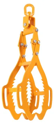 Produktbild von Holzstammklemme - Holzgreifer - 71 cm - Schwerlast - 1500 kg - Kohlenstoffstahl - Für Gabelstapler, Traktor und ATV
