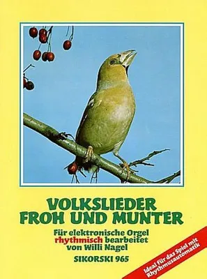Produktbild von Volkslieder froh und munterfür E-Orgel