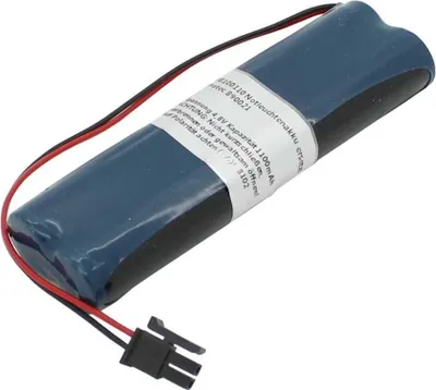 Produktbild von Notleuchtenakku NiMH 4,8V 1300mAh L2x2 Mignon AA mit 150mm Kabel & Stecker