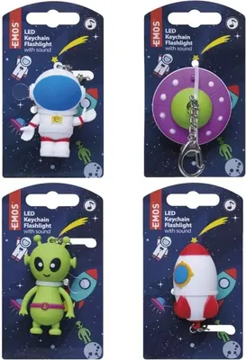 Obrázok produktu pre LED svietidlo prívesok Emos UFO so zvukom - rôzne varianty
