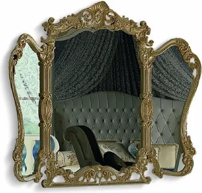Produktbild von Casa Padrino Luxus Barock Spiegel Antik Gold H. 165 cm -  Italy