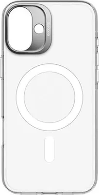Immagine prodotto di Decoded, Custodia per iPhone 16 Plus MagSafe trasparente resistente al giallo, trasparente