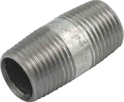 Produktbild von Rohrdoppelnippel 1/2 Zoll 21,3 x 40 mm DN15 Rohrnippel verzinkt