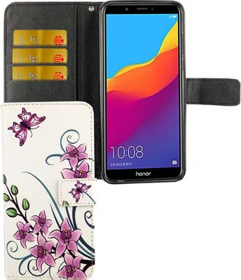 Produktbild von Handyhülle Tasche für Handy Huawei Honor 7C Lotusblume