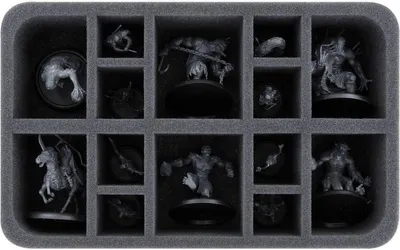 Produktbild von Schaumstoffeinlage für Malifaux, 14 Fächer