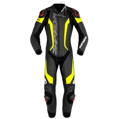 Produktbild von Spidi Laser Pro 1-Teiler Perforierte Motorrad Lederkombi, schwarz/gelb, 54