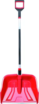 A snow shovel on a white background.