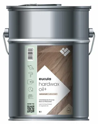 Produktbild von Eukula Hardwax Oil+, Extramatt, 5 Liter