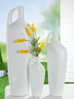 Produktbild von Gilde Keramik Flaschenavse "Bianca" VE 4 28918