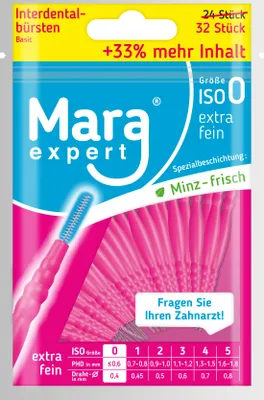 Produktbild von Mara Expert ISO 0 Basic Interdentalbürsten (32 St)