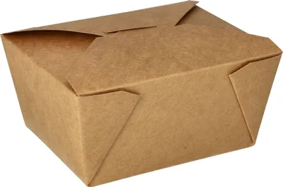 Produktbild von Lunchboxen, Pappe "pure" 750 ml 6,4 cm x 9 cm x 11,3 cm braun