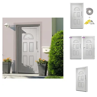 Produktbild von vidaXL Haustür Weiß 88x208 cm - Haustüren