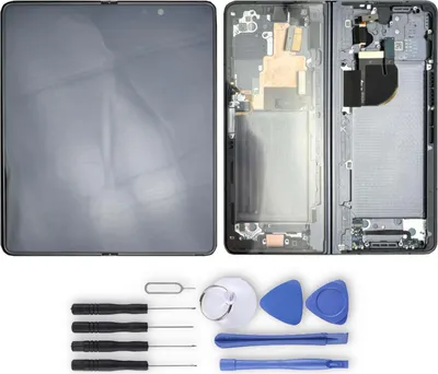 Produktbild von Samsung Galaxy Z Fold5 GH82-31842A Display LCD mit Rahmen Ersatzteil Schwarz