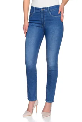 Produktbild von Stooker Women MILANO DENIM Damen 5-Pocket-Jeans Magic Shape Fit 38 (Länge 30) light blue used