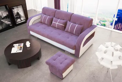 Zdjęcie produktu dla Sofa rozkładana 3-osobowa z funkcją spania + pojemnik na pościel Sofa rozkładana