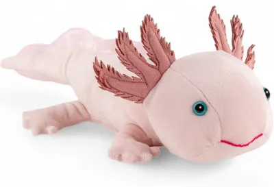 Produktbild von Carl Dick Axolotl (Lurch, Molch, Salamander, Wasserdrache, Wassermonster) ca. 33cm 3502 Kuscheltier, Plüschtier, Stofftier