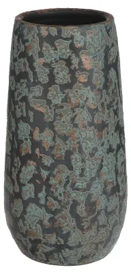 Produktbild von Mica Decorations Blumenvase Clemente - 35 x 17 cm - grun/kupfer - Keramik - Vase