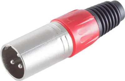 Produktbild von XLR-Stecker, rot