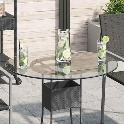 Obrázok produktu pre Maison Exclusive – doska stola z tvrdeného skla, okrúhla, 700 mm