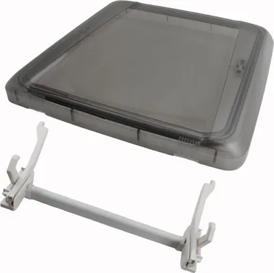 Zdjęcie produktu dla MPK VisionStar M pro II Model 48+49 Wymienna maska Wyłaz dachowy Okno dachowe Maska dachowa 40 x 40 cm Przyczepa kempingowa Camper sygnał biały