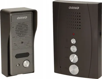 Immagine prodotto di ORNO | Citofono Eluvio - Nero - Ergonomico - Design Moderno - Trasmissione Duplex