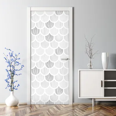 Produktbild von Dekorative Türtapete selbstklebend Aufkleber Klebefolie Buntes marokkanisches Muster 70 x 200 cm